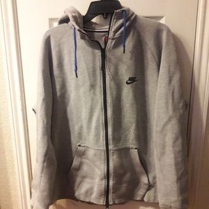 Nike double zipper hoodie